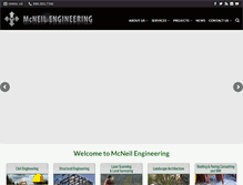 Tablet Screenshot of mcneilengineering.com